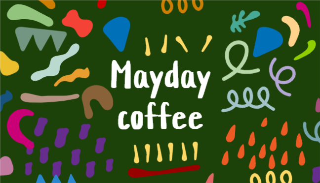 커피전문점 명함