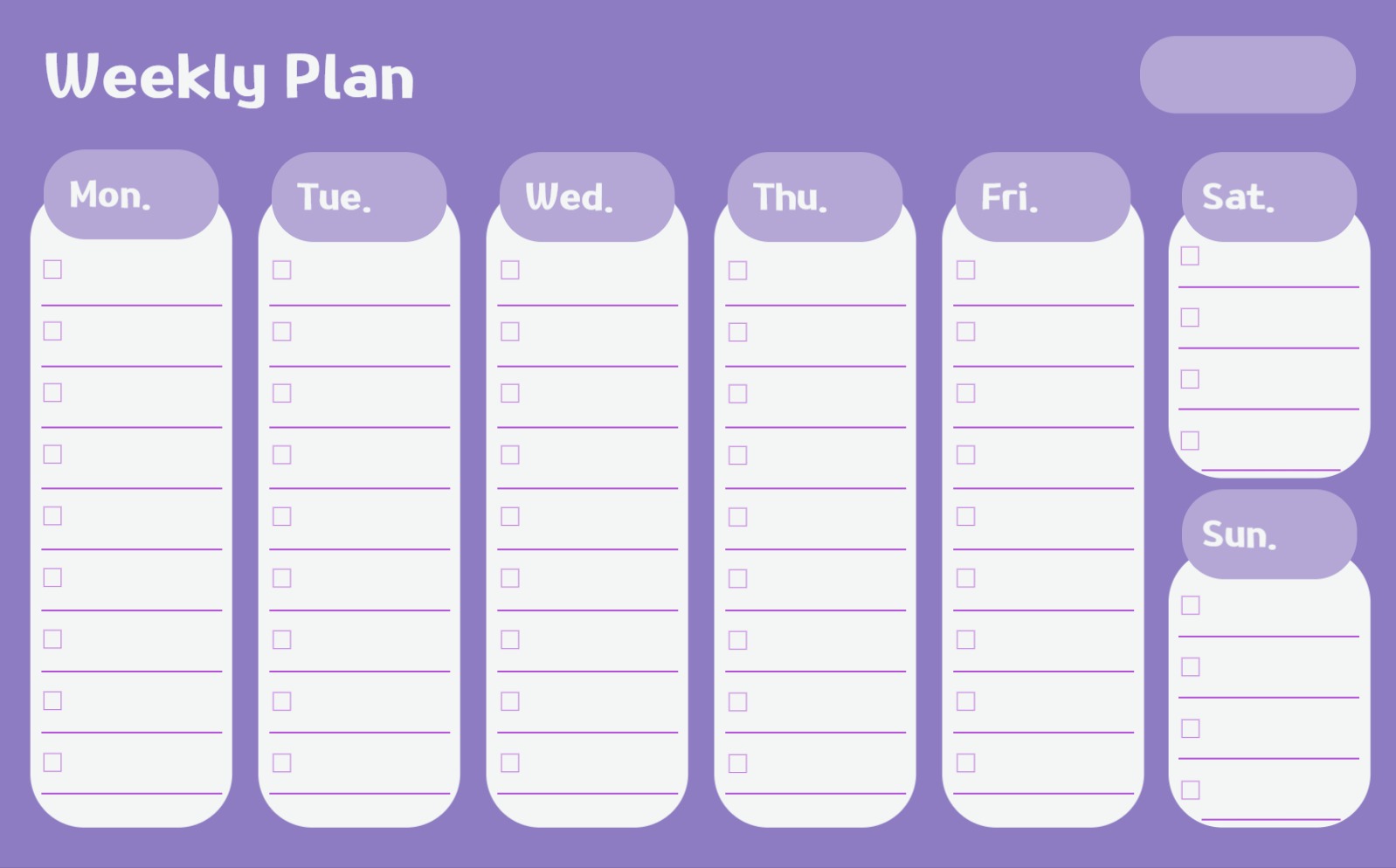 만년 위클리 플랜 굿노트