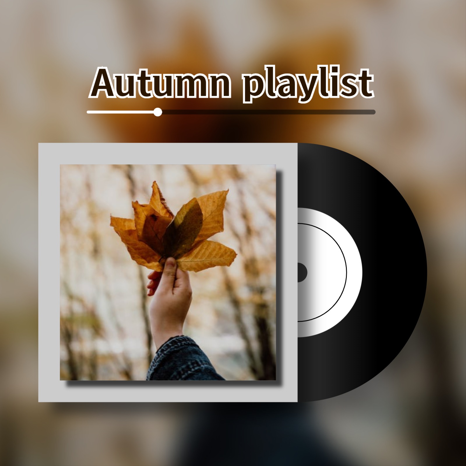 가을 플레이리스트 카드뉴스