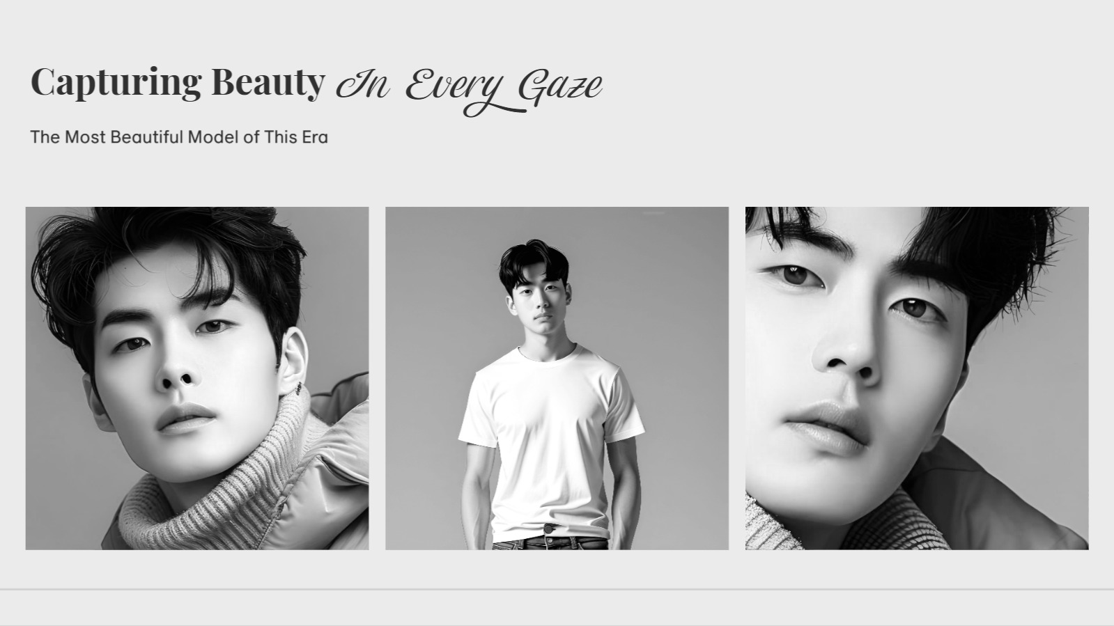 심플한 모델 컴카드