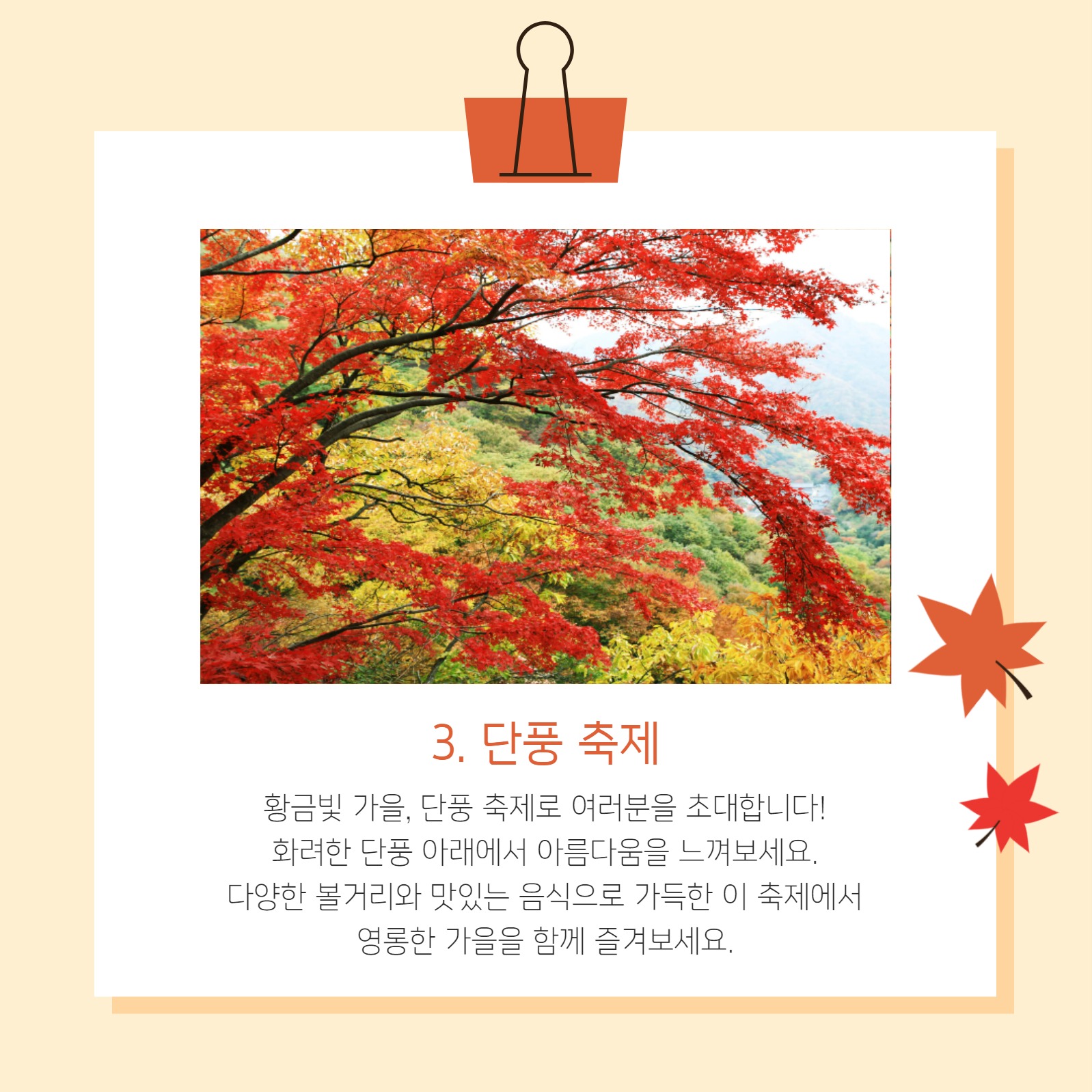 행복한 가을 축제