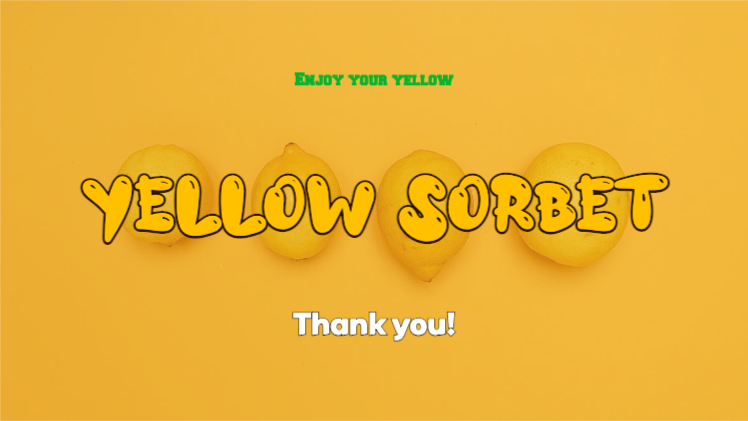 여름 열대과일 샤베트 브랜드 제안