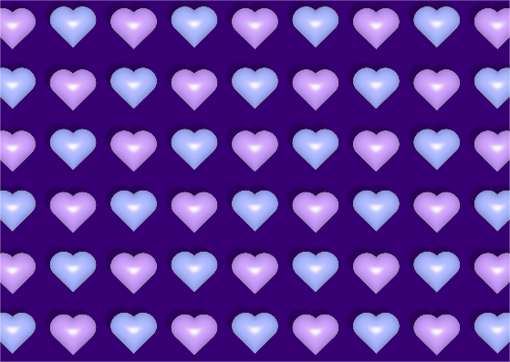 사랑 가득 하트 무늬 엽서 카드