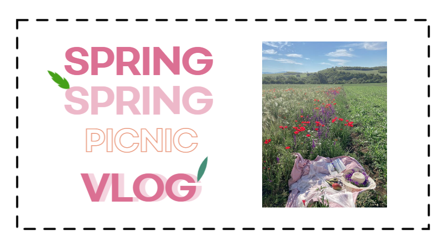 봄 피크닉 브이로그 썸네일