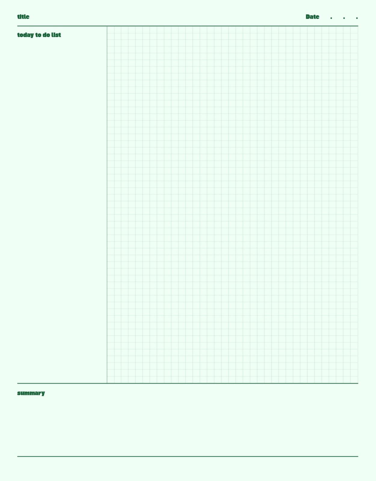 초로딩딩한 굿노트 세로 템플릿