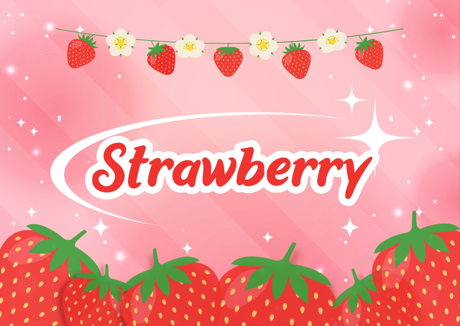 Strawberry 엽서