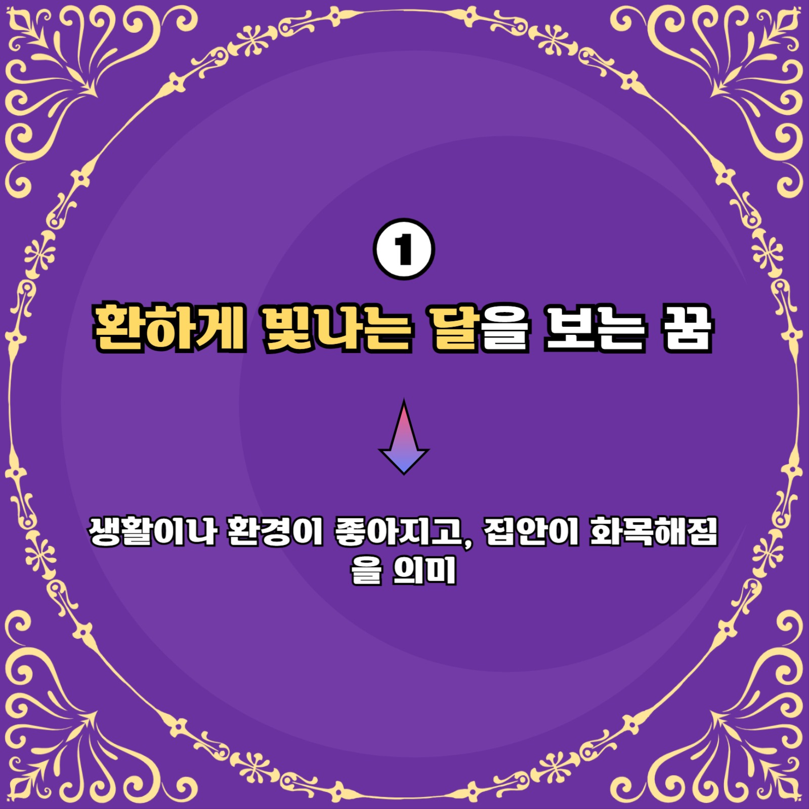 달 관련 꿈 해몽