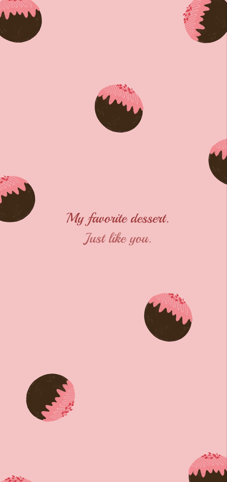 디저트 폰 배경화면 3월 달력