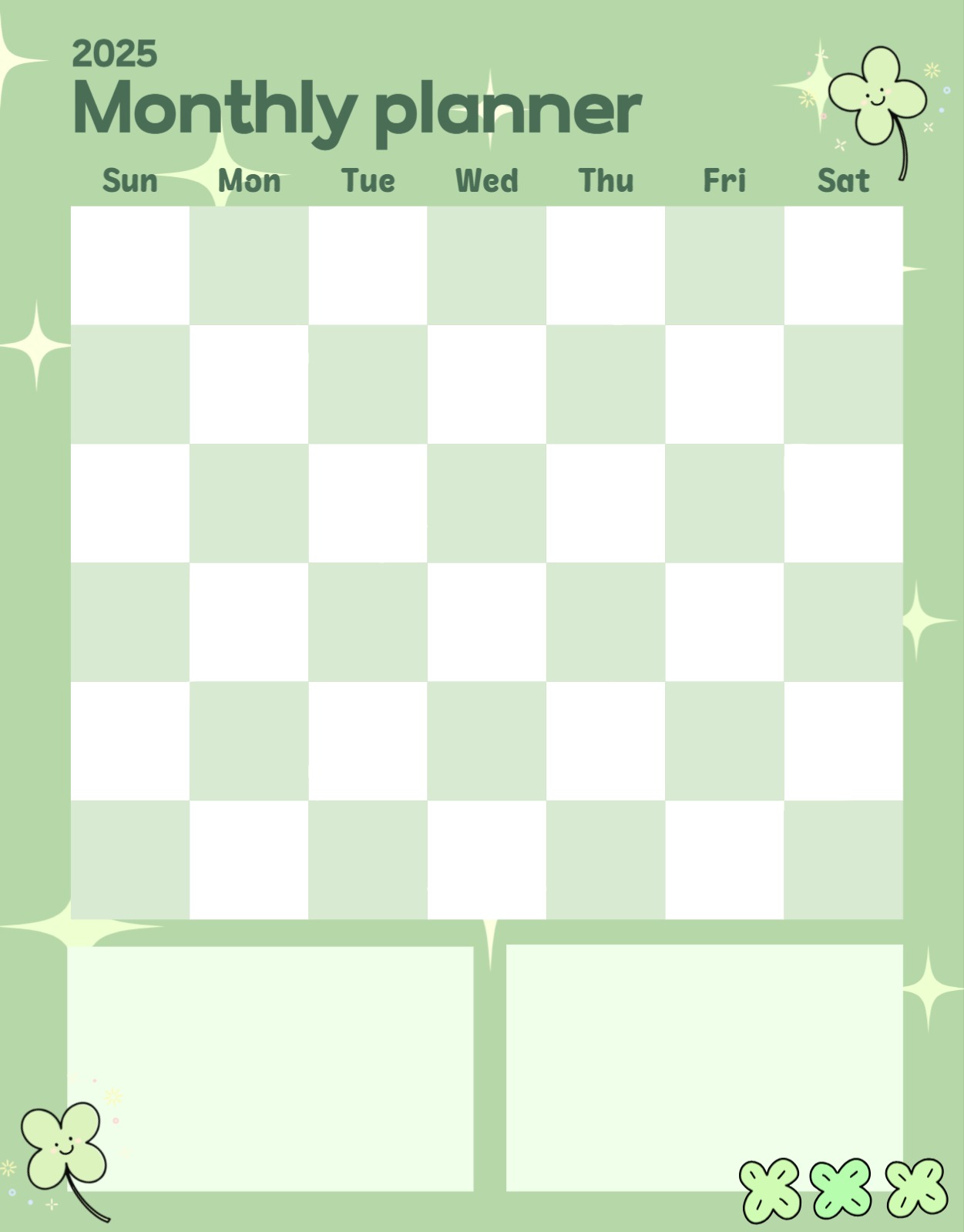 2025 럭키 먼슬리 플래너