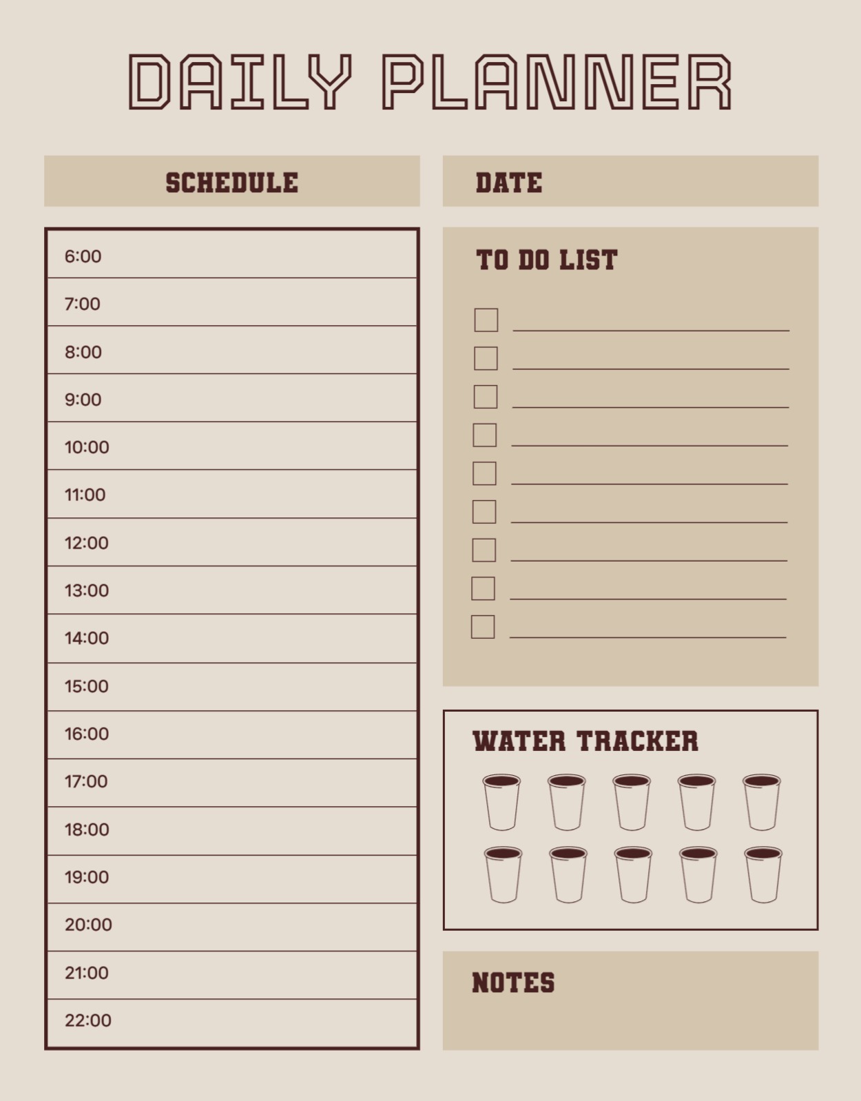 데일리 플래너 속지 굿노트