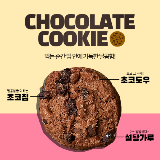 초코쿠키 홍보 피드