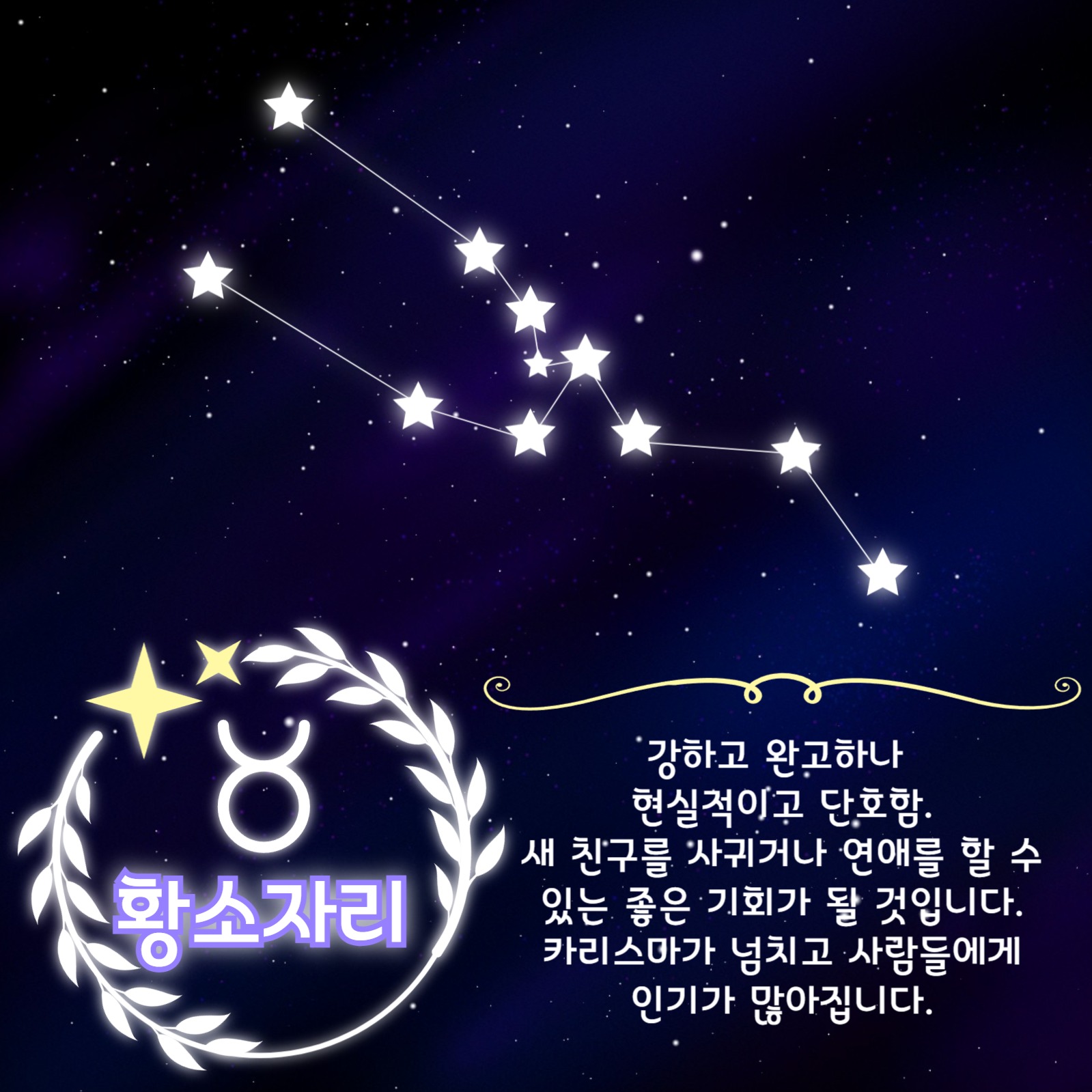 별자리운세 카드뉴스
