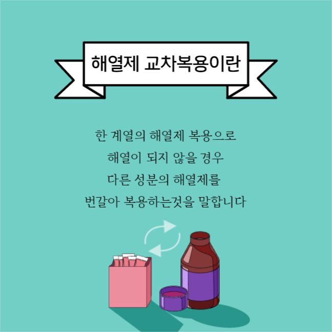 해열제 교차복용 방법