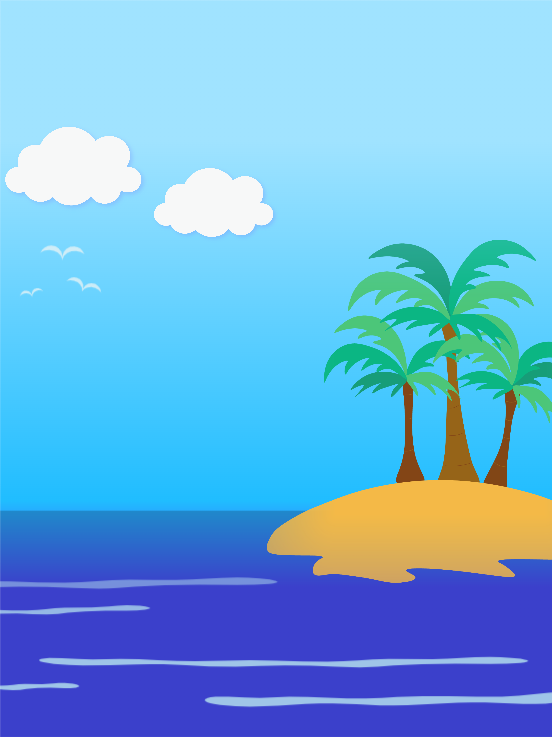 무인도 아이패드 배경화면