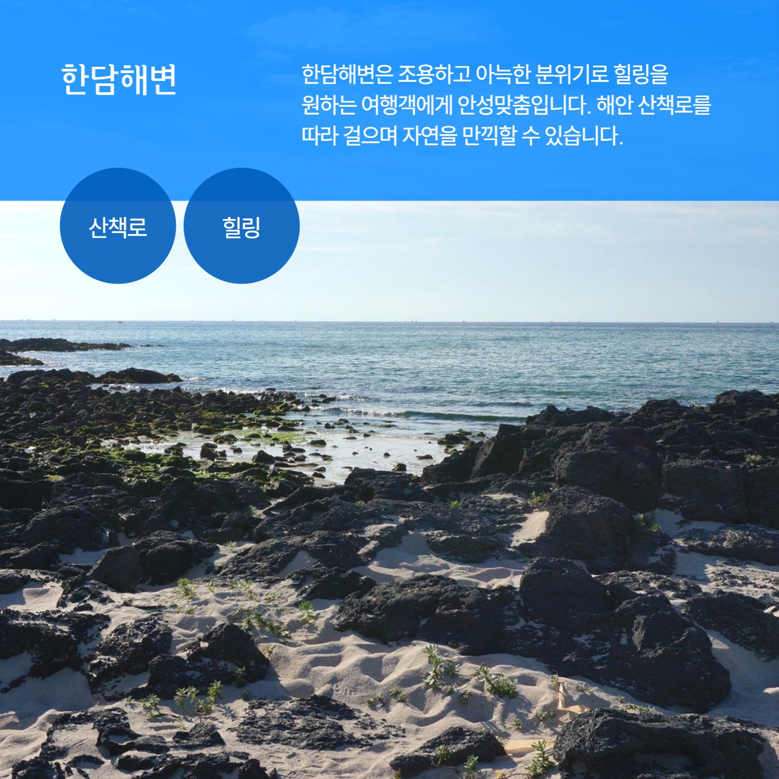 제주도 해변 명소 추천 카드뉴스