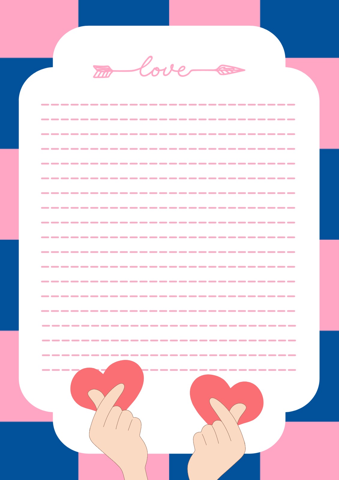 편지지(러브레터)