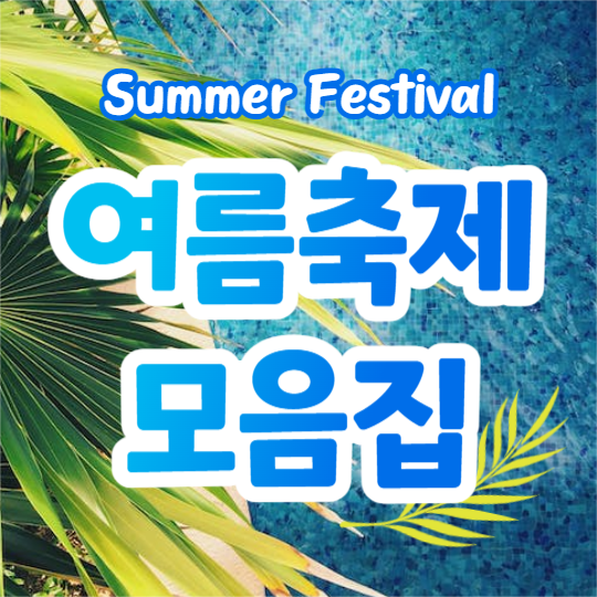 여름축제 모음집 (카드뉴스)