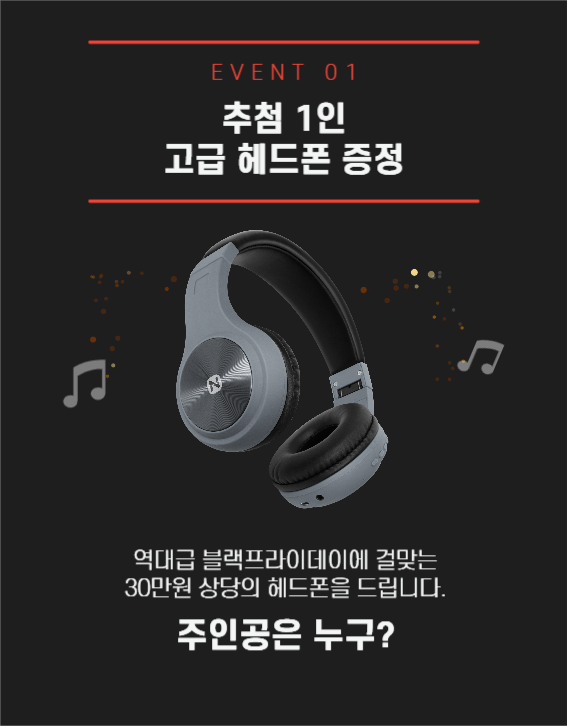 블랙프라이데이 기획전