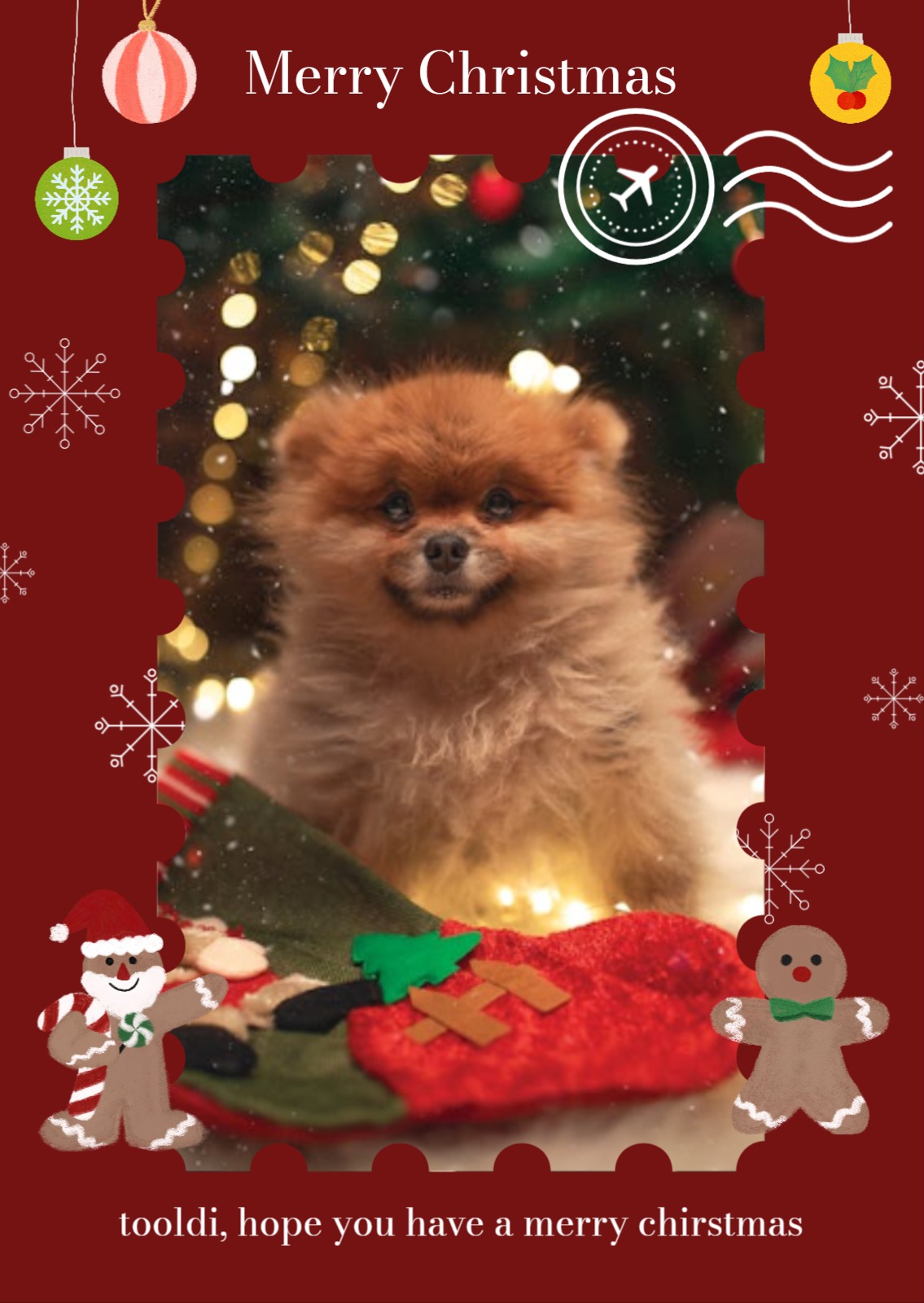 메리크리스마스 포토카드