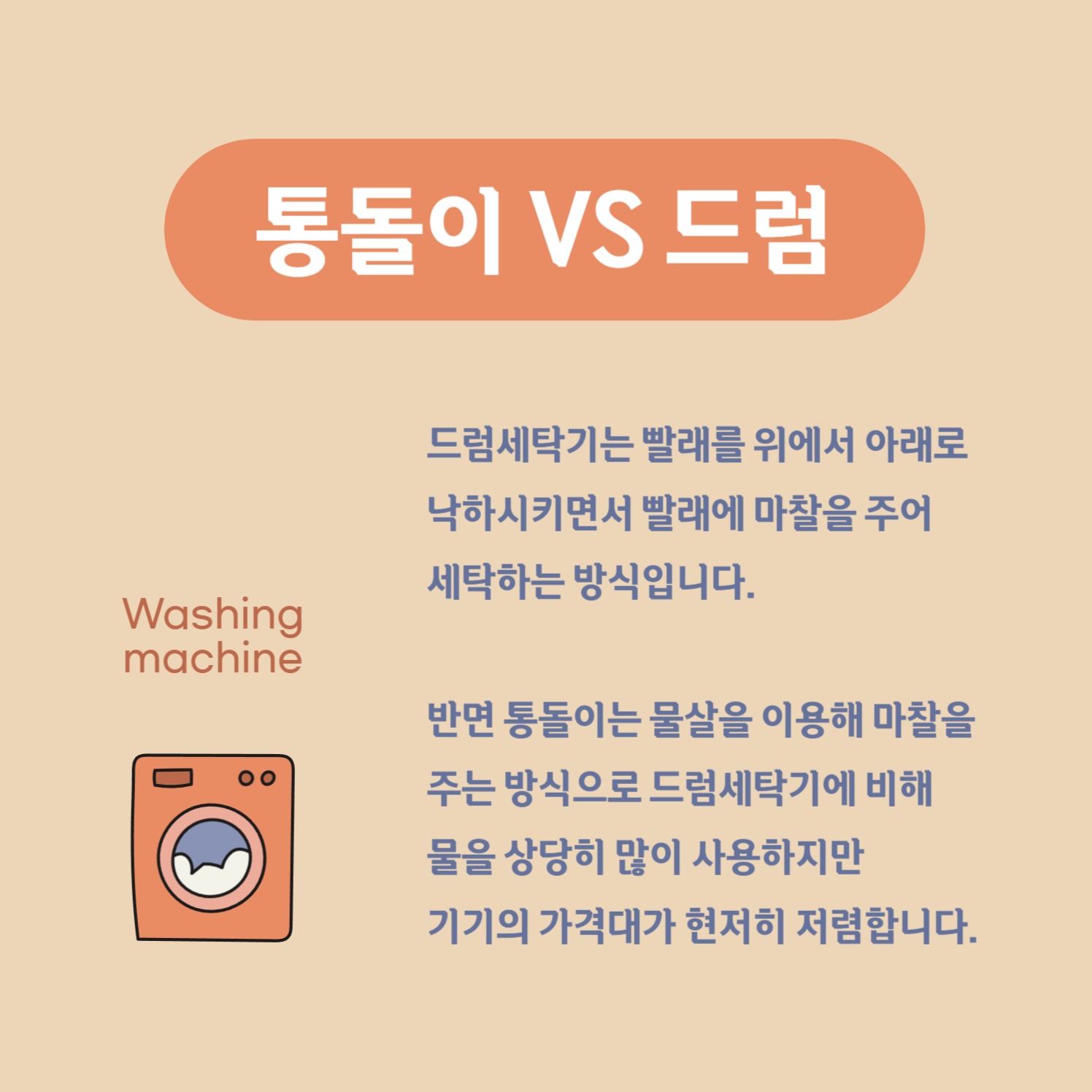 가전제품 고르기 세탁기편 카드뉴스