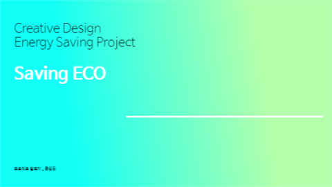 환경 보전 캠페인 발표 프레젠테이션