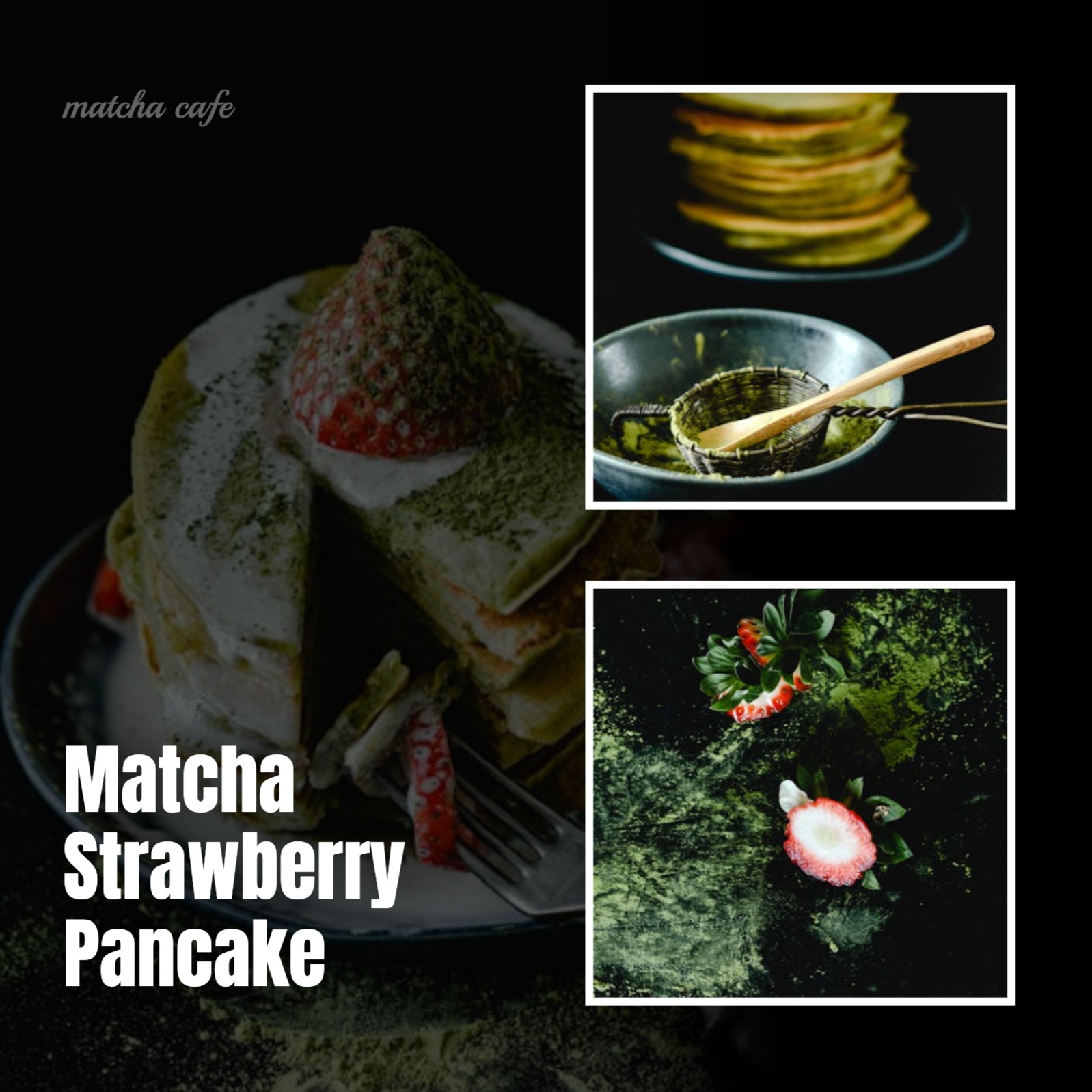 심플한 카페 메뉴 홍보