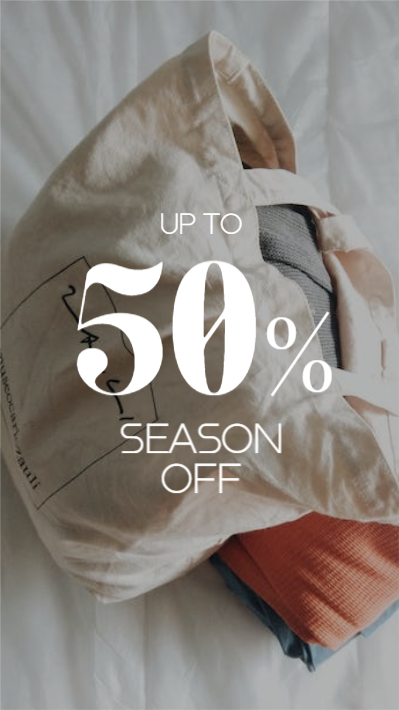 인스타 스토리 시즌 오프 할인 홍보