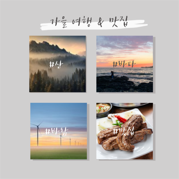 가을 테마 5초 카드뉴스