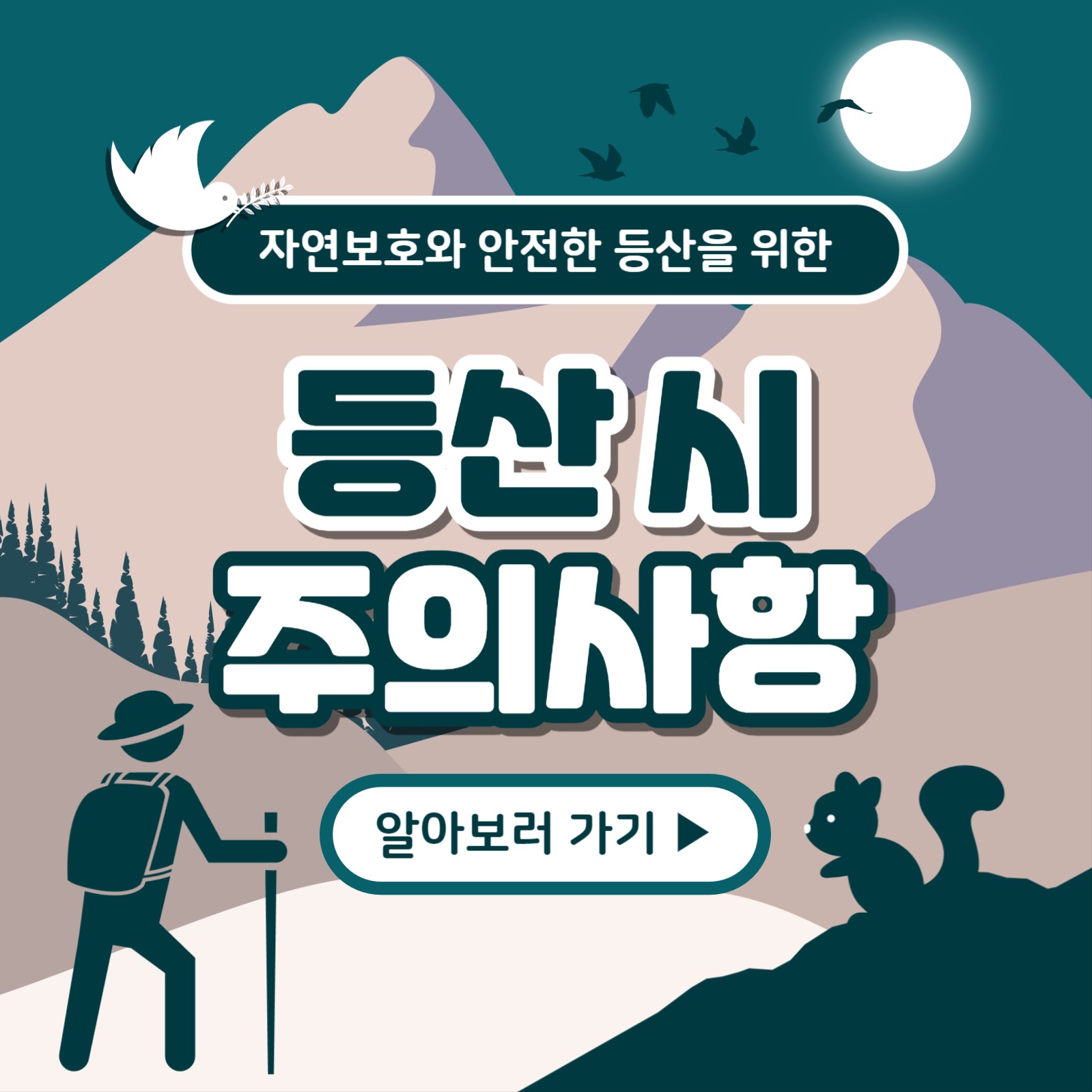 등산 시 주의사항 카드뉴스