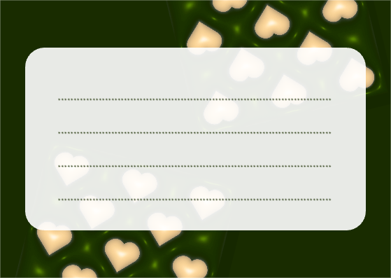 너 자신을 사랑해 하트 엽서 카드