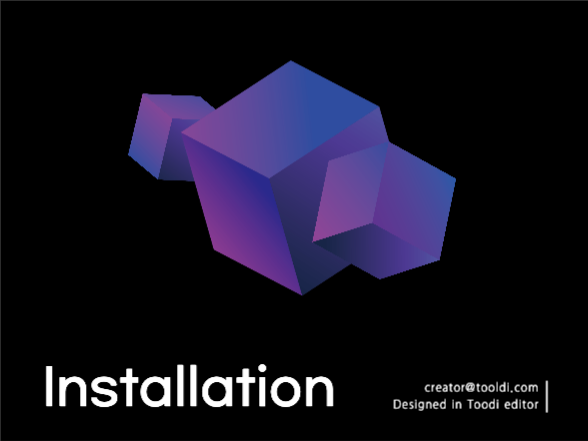 모던한 프레젠테이션 | 설치미술