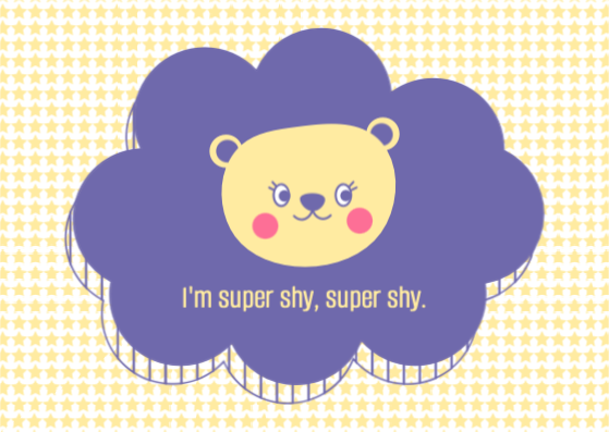 곰돌이 일러스트  카드 엽서