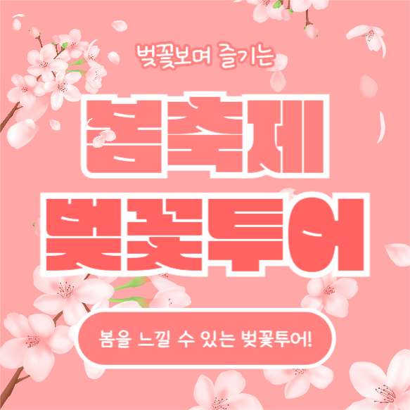 봄축제 벚꽃투어 (카드뉴스)