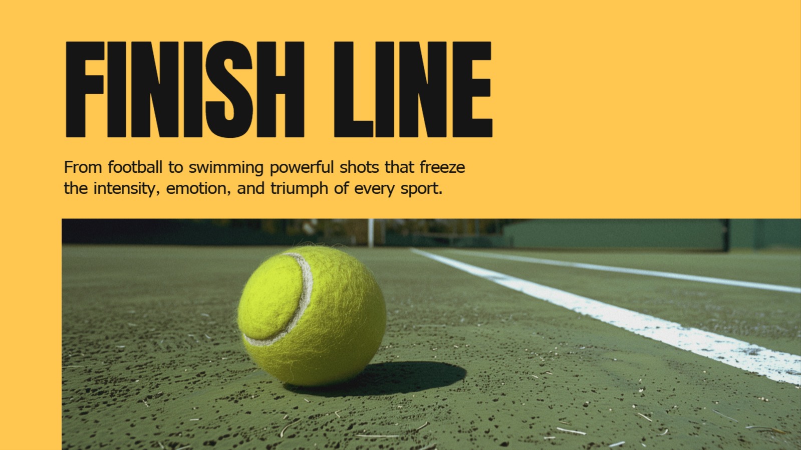 텍스트를 강조한 트렌디한 ppt