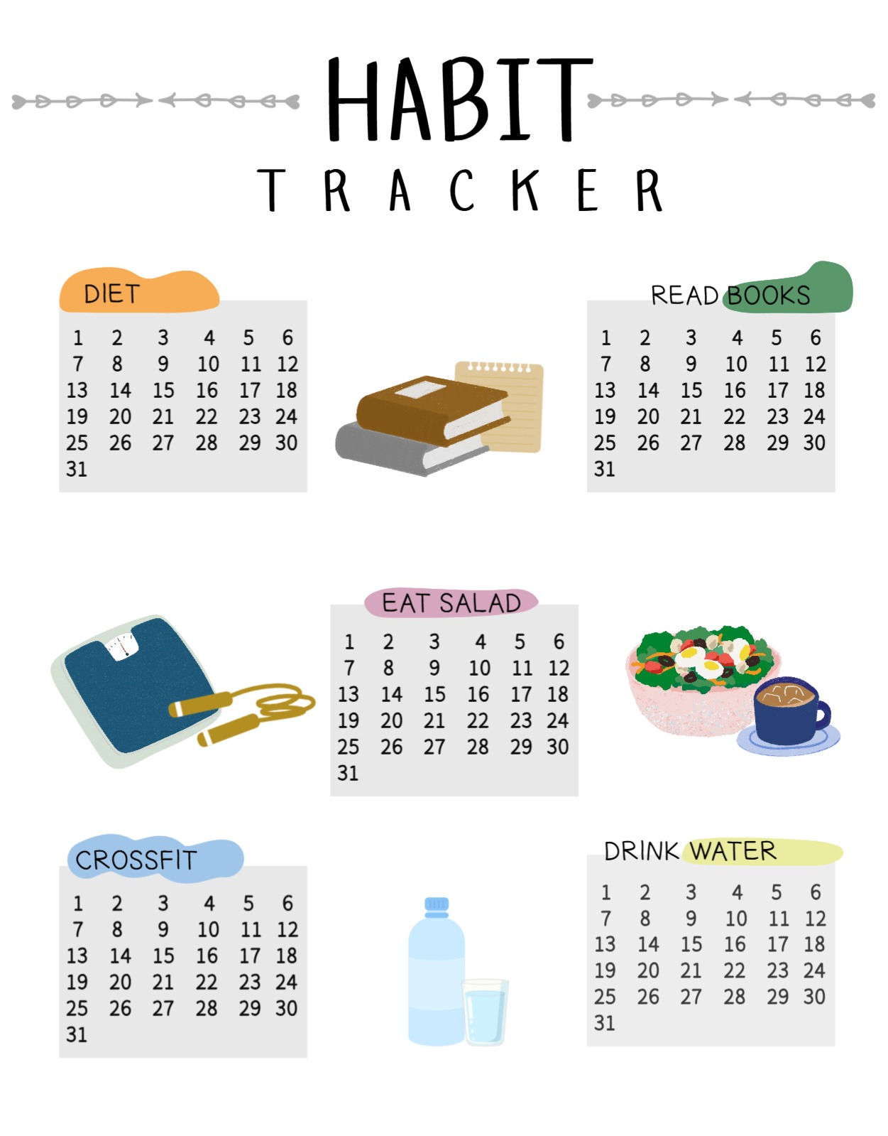 습관체크 굿노트