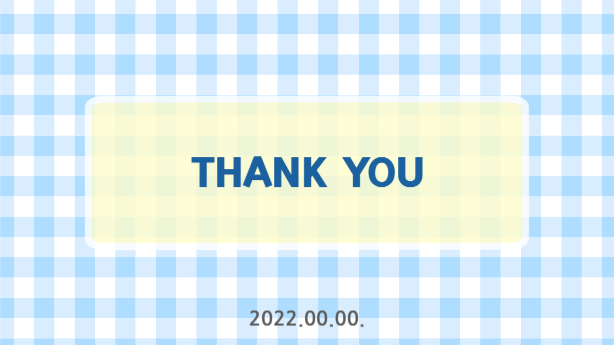 깔끔한 체크패턴 프레젠테이션