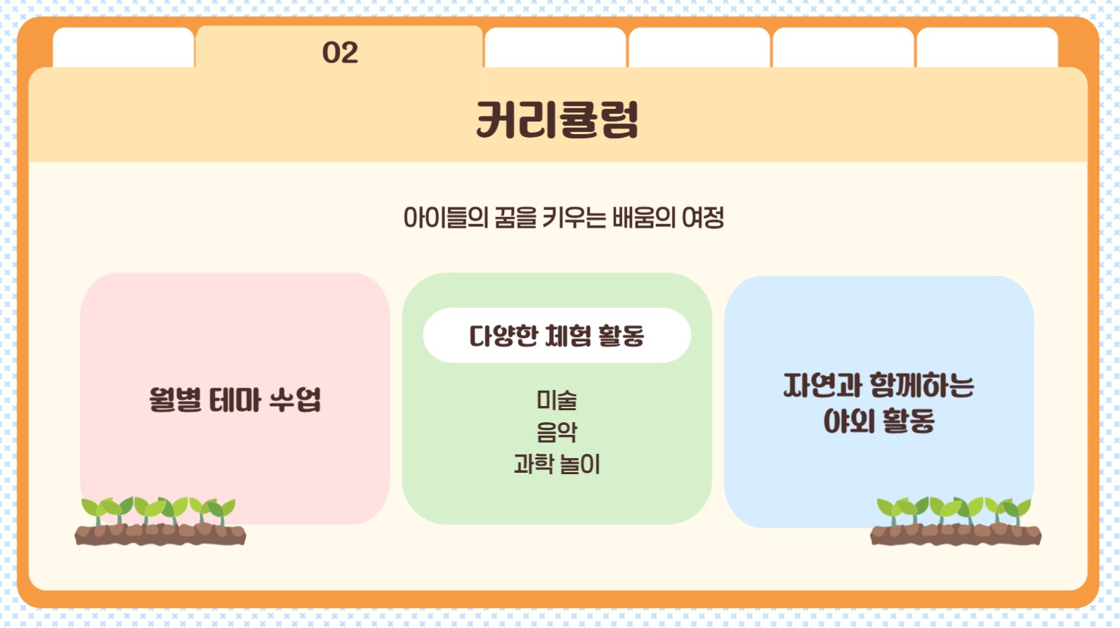 툴디유치원 오리엔테이션