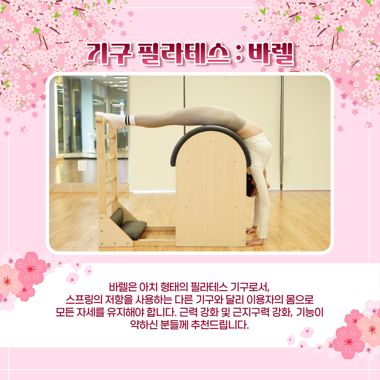 봄맞이 필라테스 카드뉴스