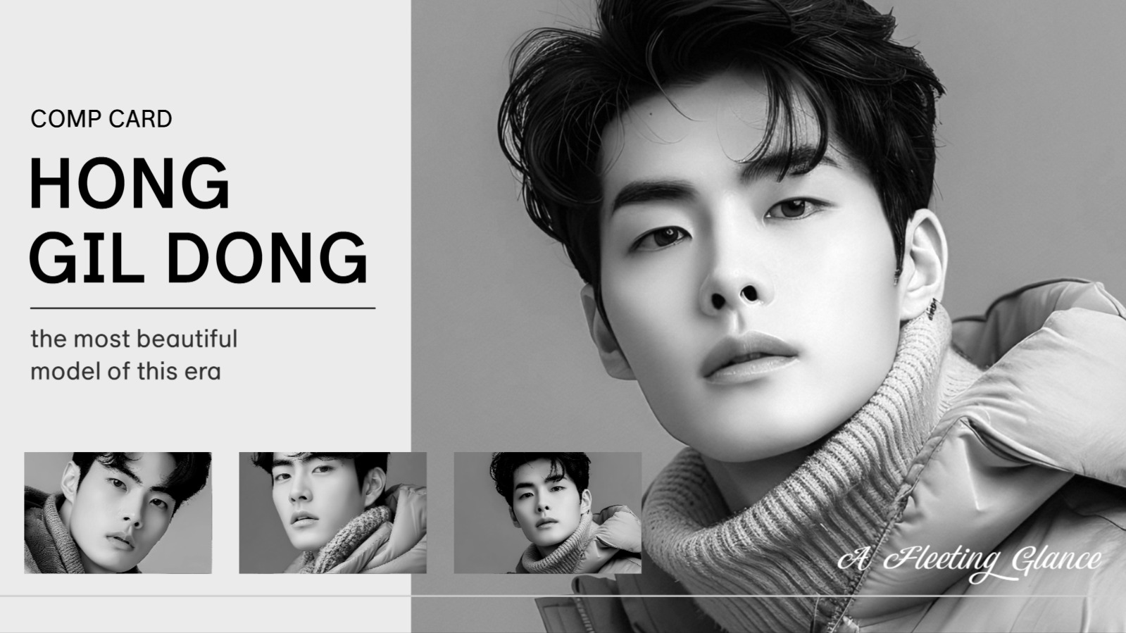 심플한 모델 컴카드