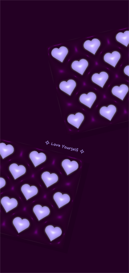 너 자신을 사랑해 하트 배경화면