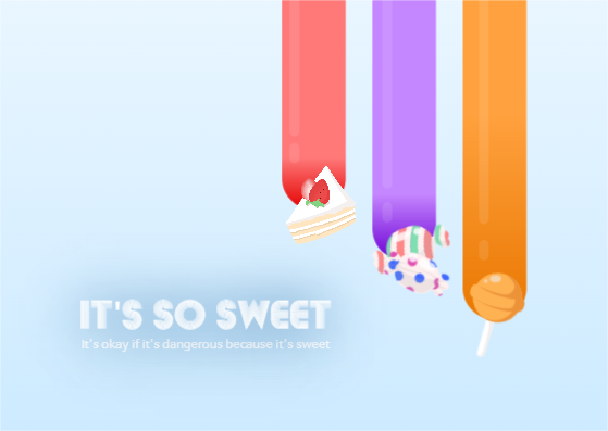 달콤한게 좋아 엽서