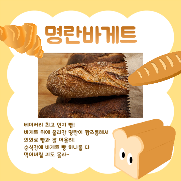 베이커리 빵 추천 카드뉴스