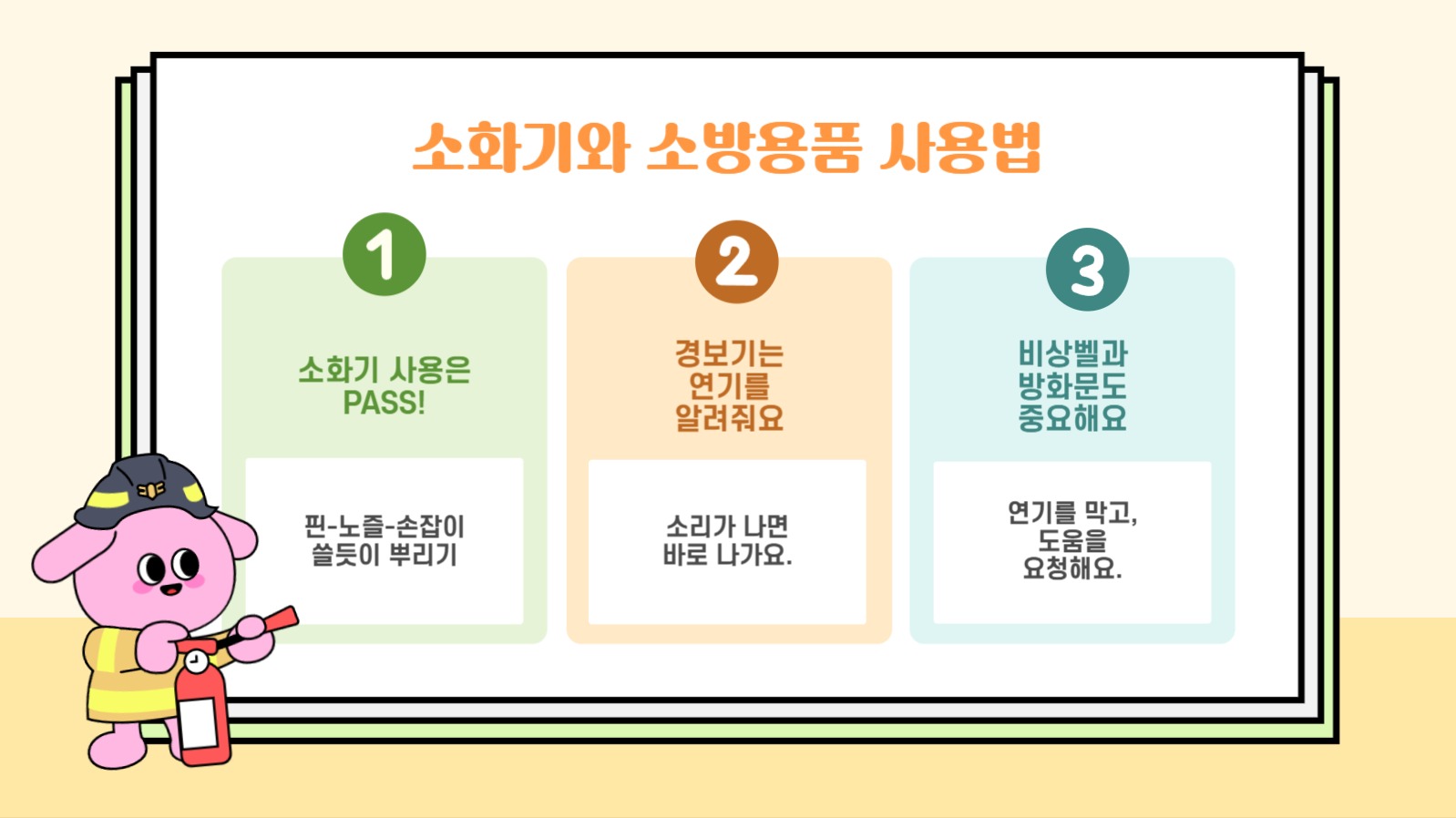 어린이를 위한 소방교육