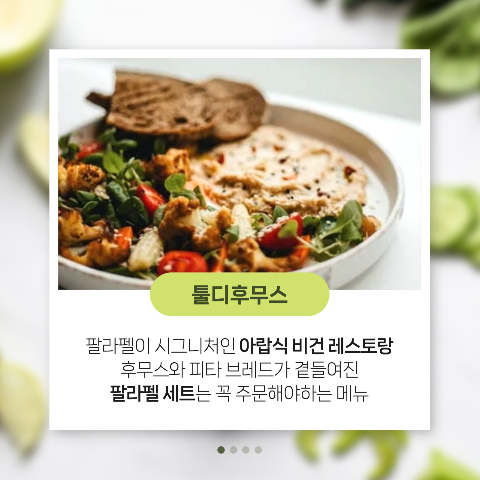 비건 식당 추천 카드뉴스