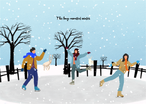 기다리던 겨울 엽서