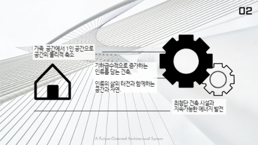 미래와 건축에 대한 제안 프레젠테이션