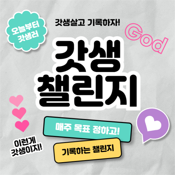 갓생 챌린지(페이스북)