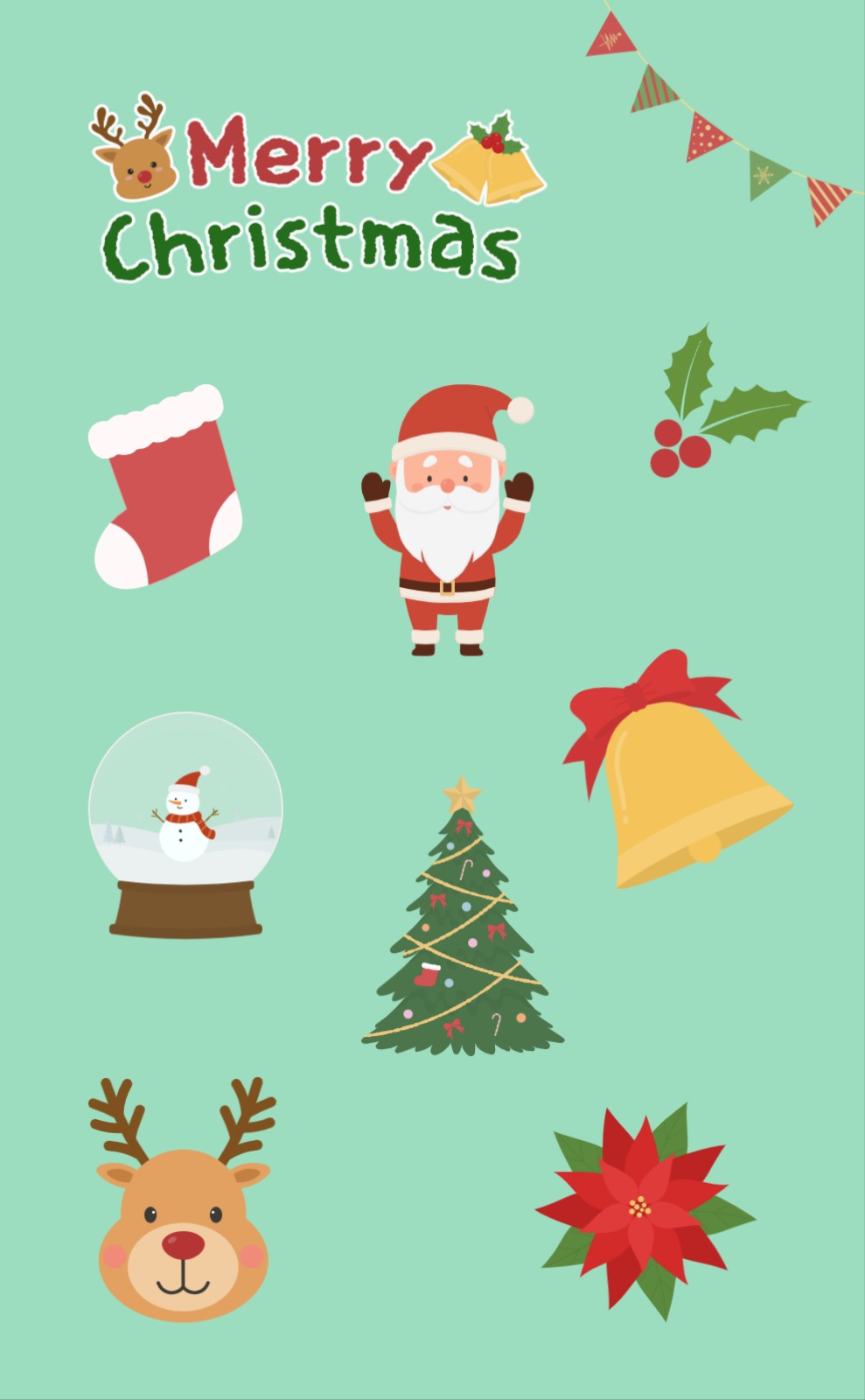 크리스마스 DIY 다꾸 스티커