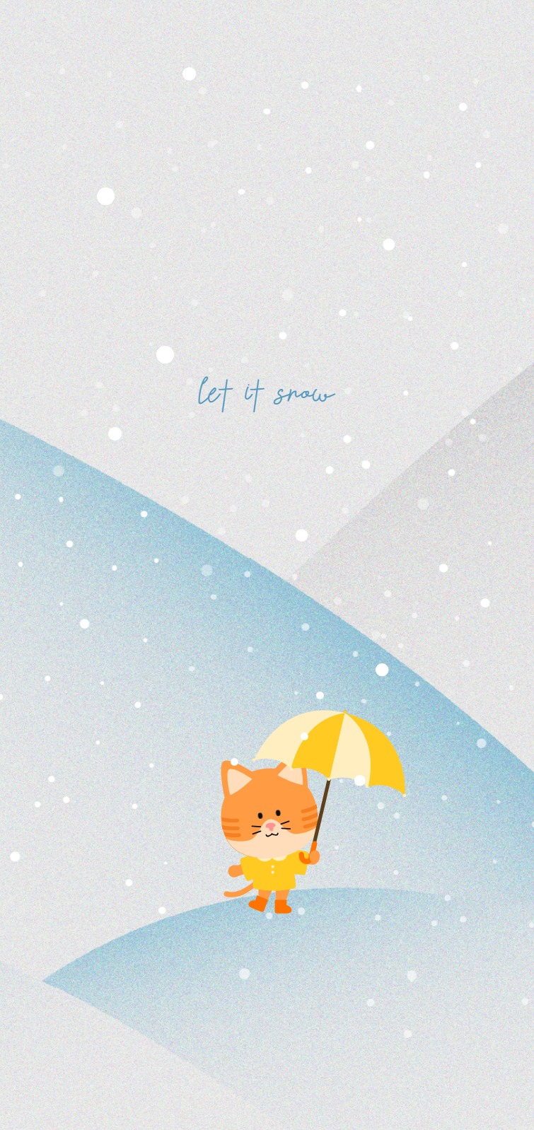 눈내리는 겨울 풍경 아이폰 배경화면