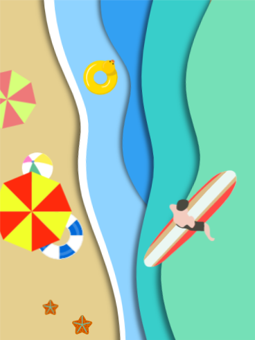 서핑 배경_아이패드